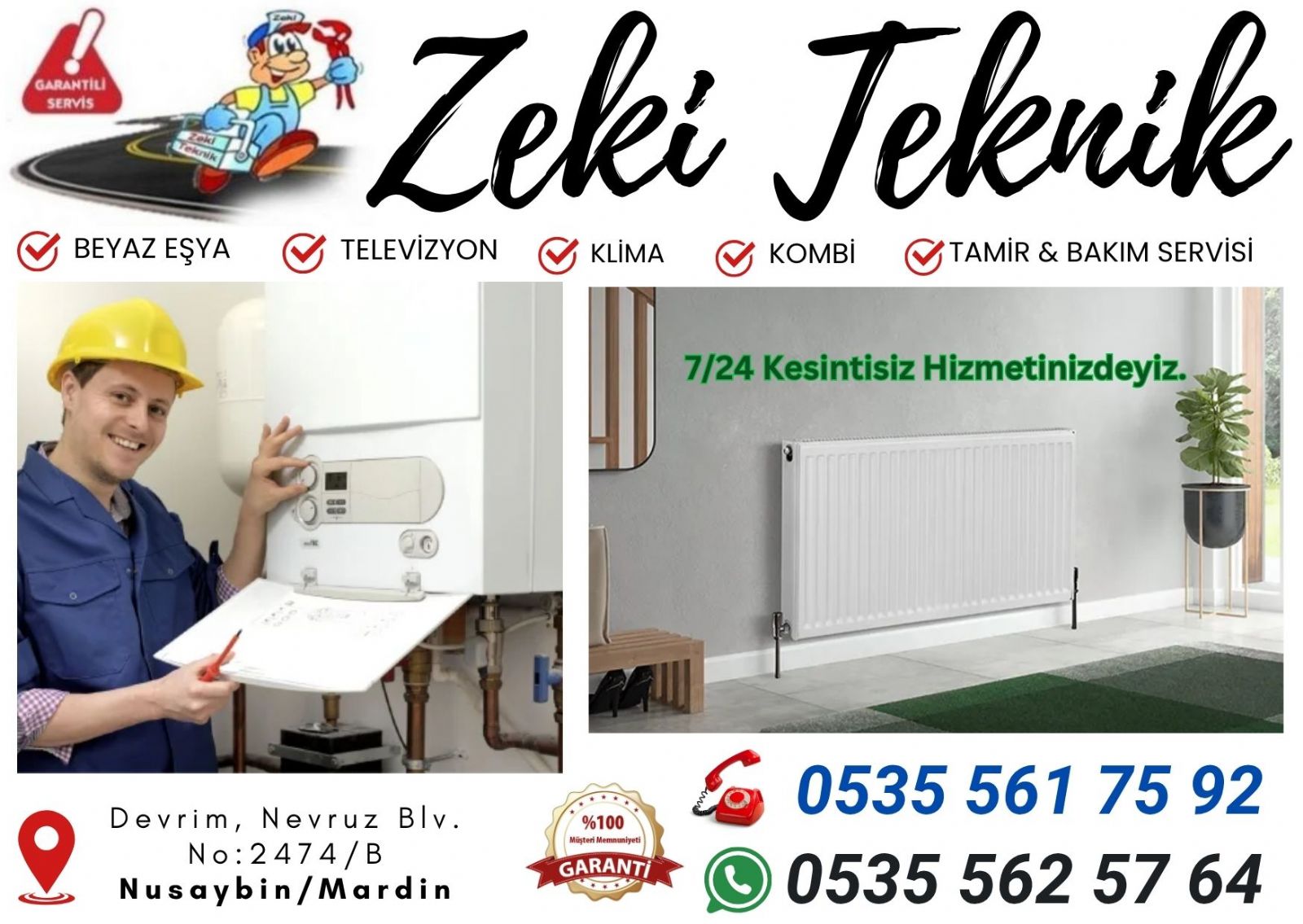 Nusaybin Kombi Bakımı Petek Temizleme